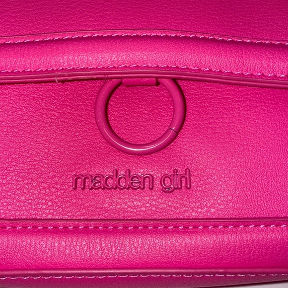Madden Girl Hot Pink Mini Handbag Crossbody Purse OS Barbiecore Feminine Y2K - Picture 3 of 16